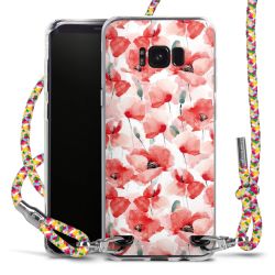 New Carry Case Transparent Stoff colourful/silber