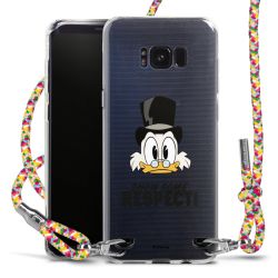 New Carry Case Transparent Stoff colourful/silber