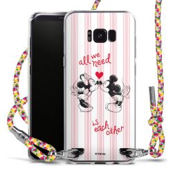 New Carry Case Transparent Stoff colourful/silber