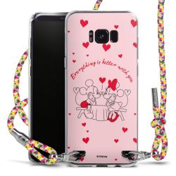 New Carry Case Transparent Stoff colourful/silber