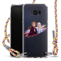 New Carry Case Transparent Stoff colourful/silber