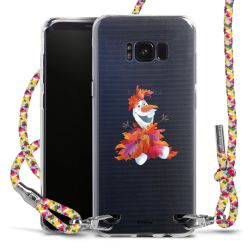 New Carry Case Transparent Stoff colourful/silber