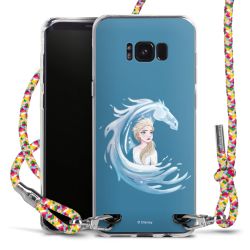 New Carry Case Transparent Stoff colourful/silber