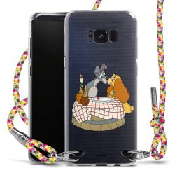 New Carry Case Transparent Stoff colourful/silber