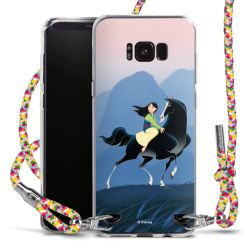 New Carry Case Transparent Stoff colourful/silber