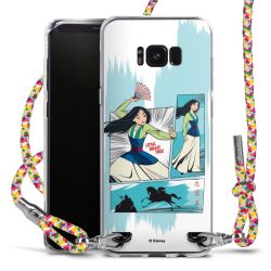 New Carry Case Transparent Stoff colourful/silber