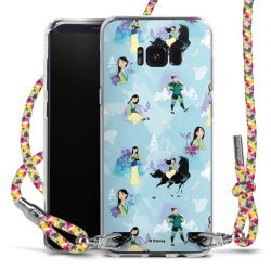 New Carry Case Transparent Stoff colourful/silber