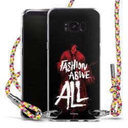 New Carry Case Transparent Stoff colourful/silber