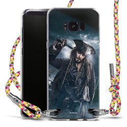 New Carry Case Transparent Stoff colourful/silber