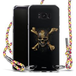 New Carry Case Transparent Stoff colourful/silber