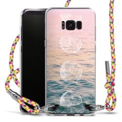 New Carry Case Transparent Stoff colourful/silber