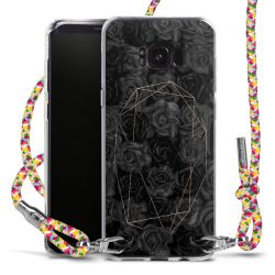 New Carry Case Transparent Stoff colourful/silber