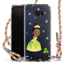 New Carry Case Transparent Stoff colourful/silber