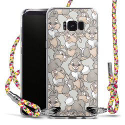 New Carry Case Transparent Stoff colourful/silber