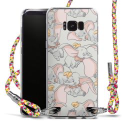 New Carry Case Transparent Stoff colourful/silber