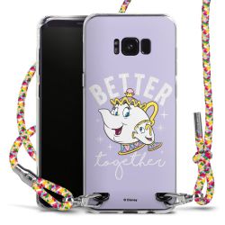 New Carry Case Transparent Stoff colourful/silber