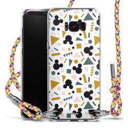 New Carry Case Transparent Stoff colourful/silber