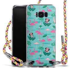 New Carry Case Transparent Stoff colourful/silber