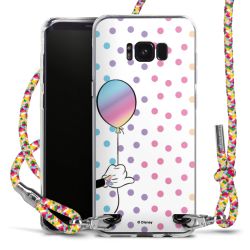 New Carry Case Transparent Stoff colourful/silber