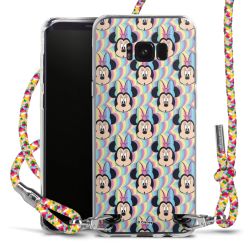 New Carry Case Transparent Stoff colourful/silber