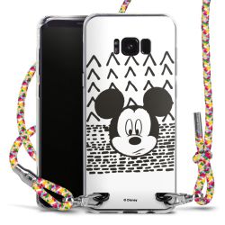 New Carry Case Transparent Stoff colourful/silber