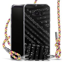 New Carry Case Transparent Stoff colourful/silber