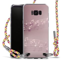 New Carry Case Transparent Stoff colourful/silber