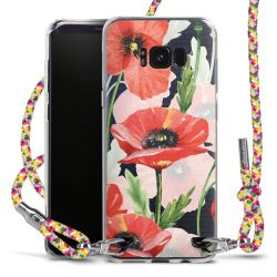 New Carry Case Transparent Stoff colourful/silber