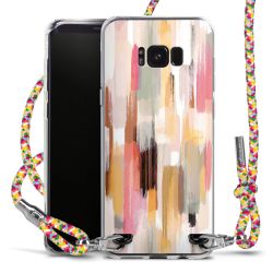 New Carry Case Transparent Stoff colourful/silber
