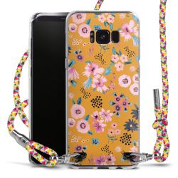 New Carry Case Transparent Stoff colourful/silber