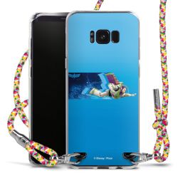 New Carry Case Transparent Stoff colourful/silber