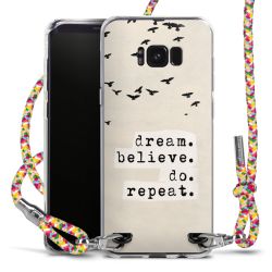 New Carry Case Transparent Stoff colourful/silber