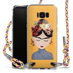 New Carry Case Transparent Stoff colourful/silber