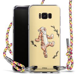 New Carry Case Transparent Stoff colourful/silber