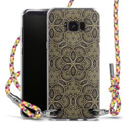 New Carry Case Transparent Stoff colourful/silber