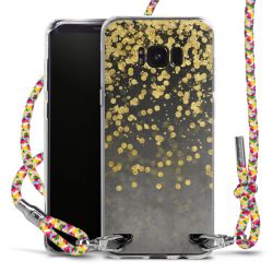 New Carry Case Transparent Stoff colourful/silber