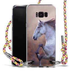 New Carry Case Transparent Stoff colourful/silber