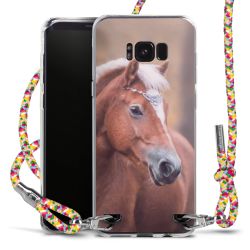 New Carry Case Transparent Stoff colourful/silber