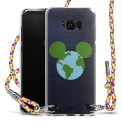 New Carry Case Transparent Stoff colourful/silber