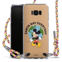 New Carry Case Transparent Stoff colourful/silber