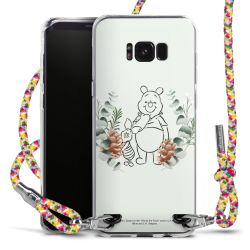 New Carry Case Transparent Stoff colourful/silber