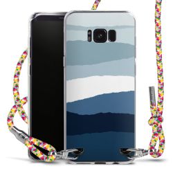 New Carry Case Transparent Stoff colourful/silber