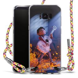 New Carry Case Transparent Stoff colourful/silber