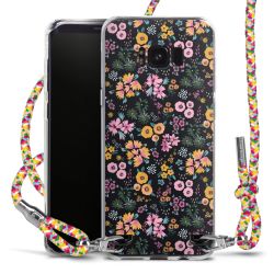 New Carry Case Transparent Stoff colourful/silber