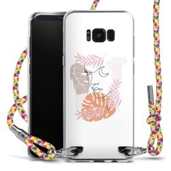 New Carry Case Transparent Stoff colourful/silber