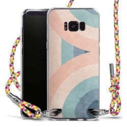 New Carry Case Transparent Stoff colourful/silber