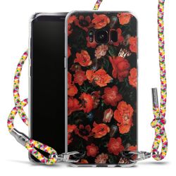 New Carry Case Transparent Stoff colourful/silber