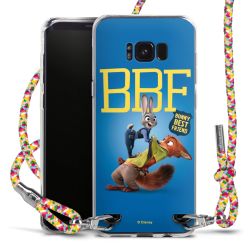 New Carry Case Transparent Stoff colourful/silber