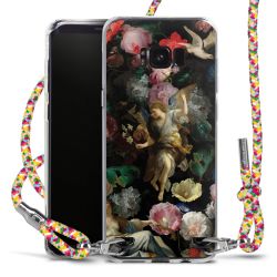 New Carry Case Transparent Stoff colourful/silber