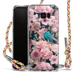 New Carry Case Transparent Stoff colourful/silber